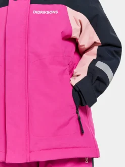 Discount Didriksons Neptun Kids' Jacket Plastic Pink