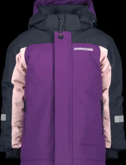 New Didriksons Neptun Kids' Jacket Royal Purple
