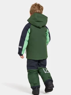 Outlet Didriksons Neptun Kids' Jacket Pine Green
