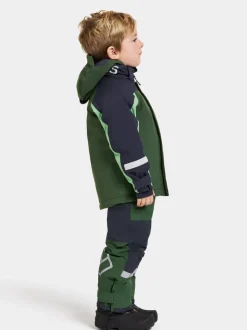 Outlet Didriksons Neptun Kids' Jacket Pine Green