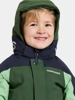 Outlet Didriksons Neptun Kids' Jacket Pine Green