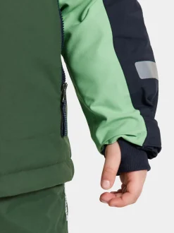 Outlet Didriksons Neptun Kids' Jacket Pine Green