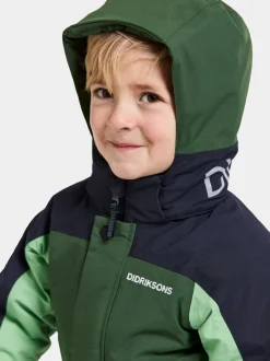 Outlet Didriksons Neptun Kids' Jacket Pine Green