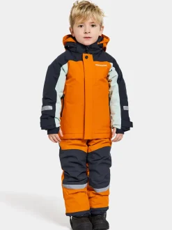 Outlet Didriksons Neptun Kids' Jacket Orange Jam