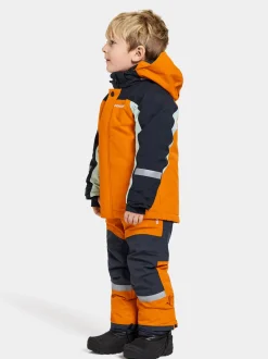 Outlet Didriksons Neptun Kids' Jacket Orange Jam