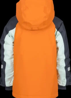Outlet Didriksons Neptun Kids' Jacket Orange Jam