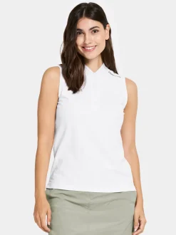 Best Didriksons Nikki Sleeveless Polo Snow white