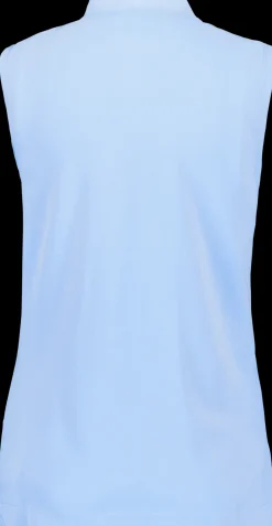 Sale Didriksons Nikki Sleeveless Polo Sea Blue