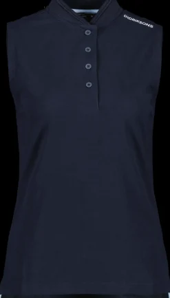 Outlet Didriksons Nikki Sleeveless Polo Dark Night Blue