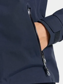 Clearance Didriksons Njord Jacket Dark Night Blue