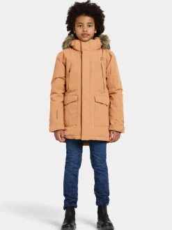 Discount Didriksons Oxid Kids' Parka Almond Brown