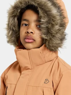 Discount Didriksons Oxid Kids' Parka Almond Brown