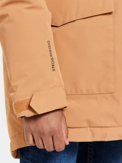 Discount Didriksons Oxid Kids' Parka Almond Brown