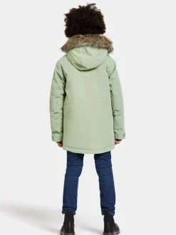 New Didriksons Oxid Kids' Parka Light Moss