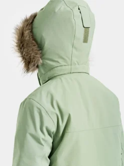 New Didriksons Oxid Kids' Parka Light Moss