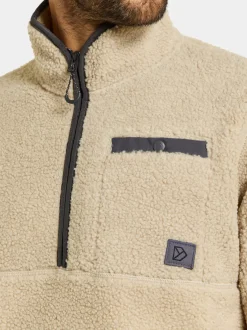 New Didriksons Phoenix Half-Zip Clay Beige