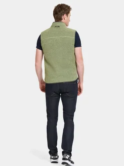 Discount Didriksons Pollux Vest Light Moss