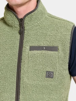Discount Didriksons Pollux Vest Light Moss