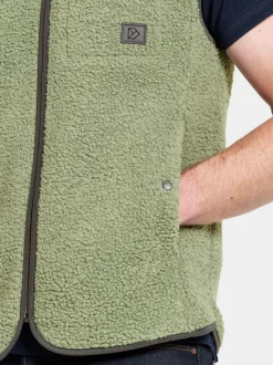 Discount Didriksons Pollux Vest Light Moss