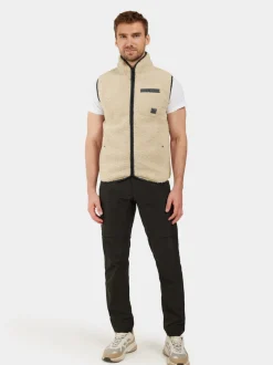Outlet Didriksons Pollux Vest Clay Beige