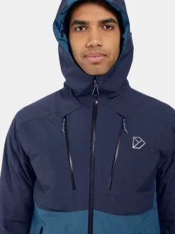 Hot Didriksons Povel Jacket Blue Arcad