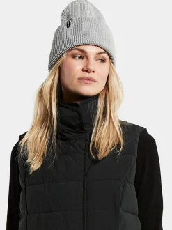 Outlet Didriksons River Beanie Grey melange