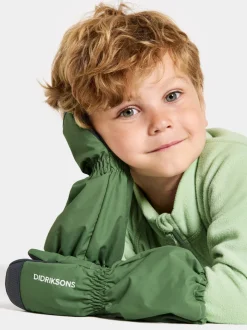 Best Didriksons Shell Kids' Gloves Algae Green