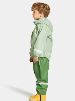 Didriksons Slaskeman Kids' Set Light Algae Green
