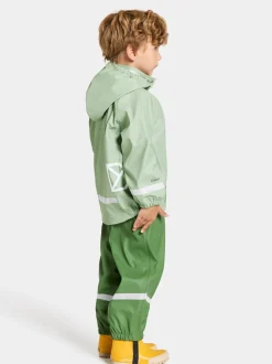 Didriksons Slaskeman Kids' Set Light Algae Green