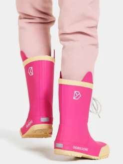 Best Didriksons Splashman Kid's Boots Plastic Pink