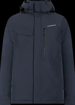 Clearance Didriksons Stefan Jacket Dark Night Blue