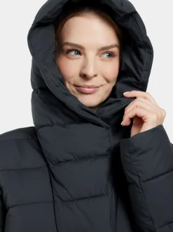 Sale Didriksons Stella Parka Long Dark Night Blue