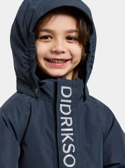 Clearance Didriksons Talvi Kids' Coverall Navy
