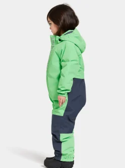 Sale Didriksons Talvi Kids' Coverall Dusty Lime