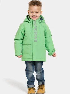 Clearance Didriksons Talvi Kids' Jacket Dusty Lime