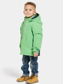 Clearance Didriksons Talvi Kids' Jacket Dusty Lime