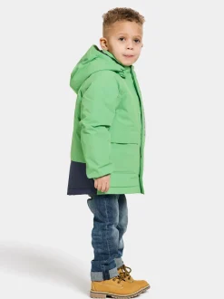 Clearance Didriksons Talvi Kids' Jacket Dusty Lime