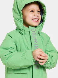 Clearance Didriksons Talvi Kids' Jacket Dusty Lime