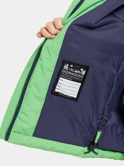 Clearance Didriksons Talvi Kids' Jacket Dusty Lime