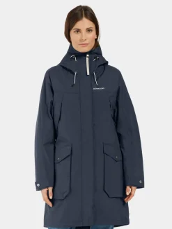 Outlet Didriksons Thelma Parka Dark Night Blue