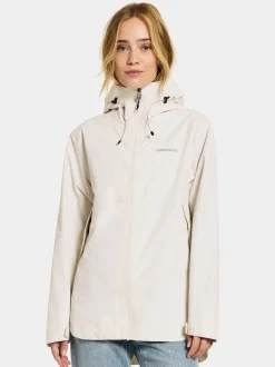 Outlet Didriksons Tilde Jacket White Foam