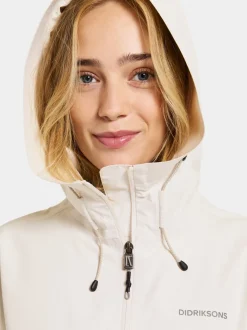Outlet Didriksons Tilde Jacket White Foam