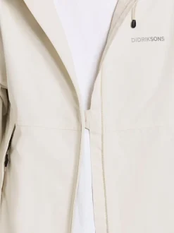 Outlet Didriksons Tilde Jacket White Foam