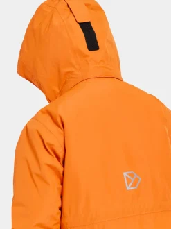 Clearance Didriksons Tundran Kids' Parka Orange Jam