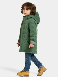Sale Didriksons Tundran Kids' Parka Pine Green