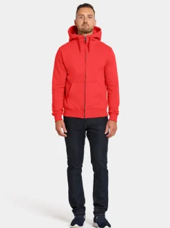 Discount Didriksons Ven Men's Full-Zip Pomme Red