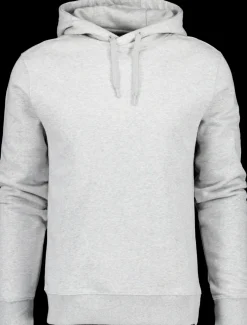 Didriksons Ven Men's Hoodie Aluminum melange/Coal Black Print