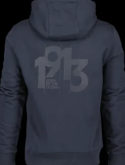 Outlet Didriksons Ven Men's Hoodie Navy/Dark print