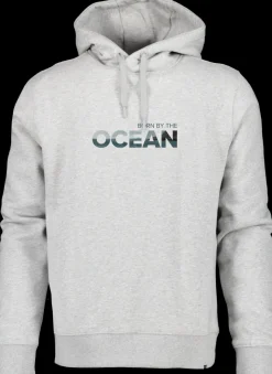 Discount Didriksons Ven Men's Hoodie Ocean Aluminum melange