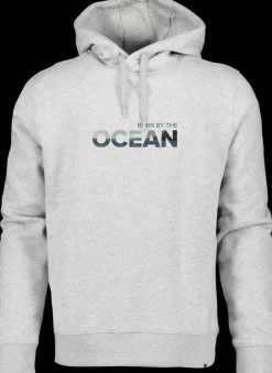 Discount Didriksons Ven Men's Hoodie Ocean Aluminum melange